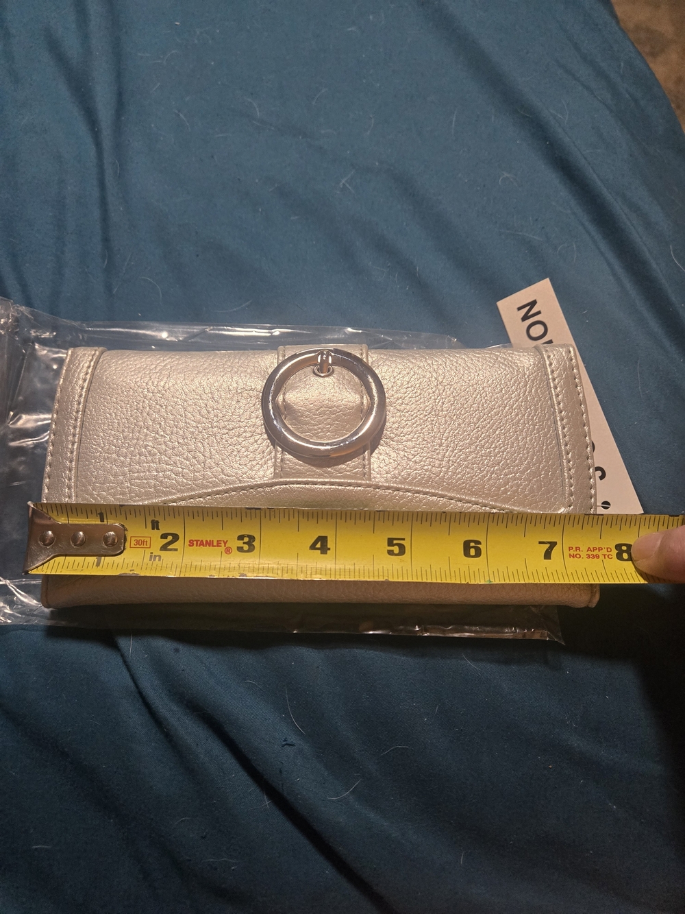 Silver Ring Accent Women's Clutch Wallet